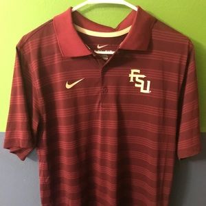 FSU Nike dri fit polo